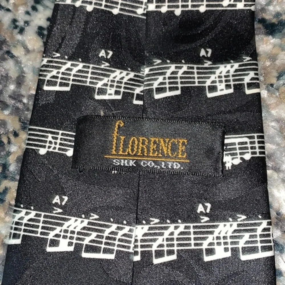 Musical Tie Florence Silk Co Pre Owned